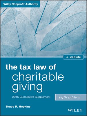 cover image of Charitable Giving 2015 Supplement